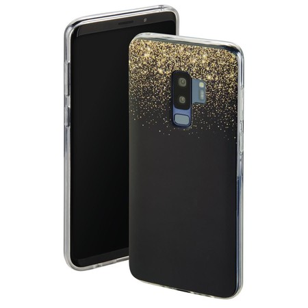 Cover "Golden Rain" für Samsung Galaxy S9+, schwarz/gold