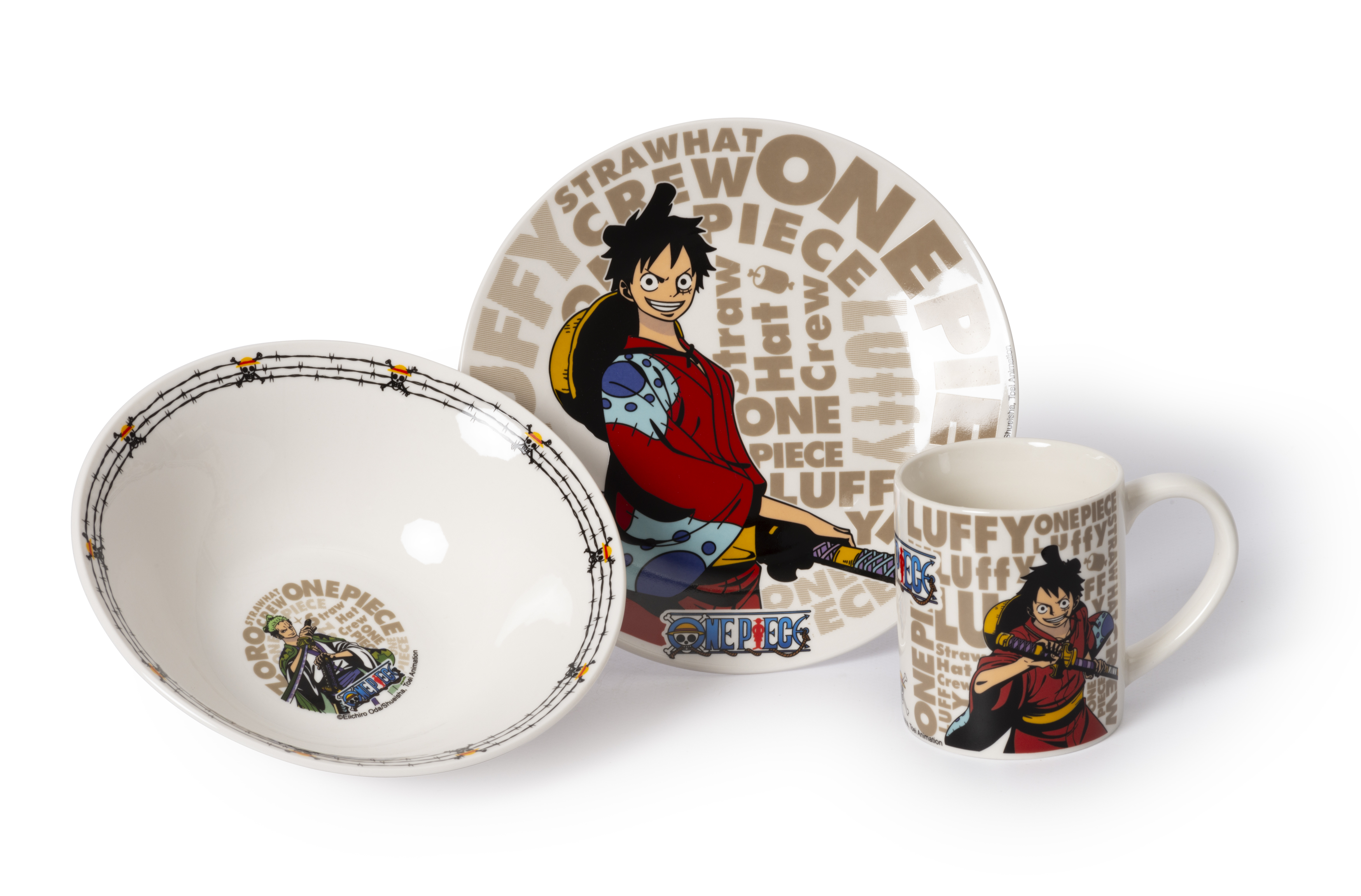 One Piece Frühstücksset