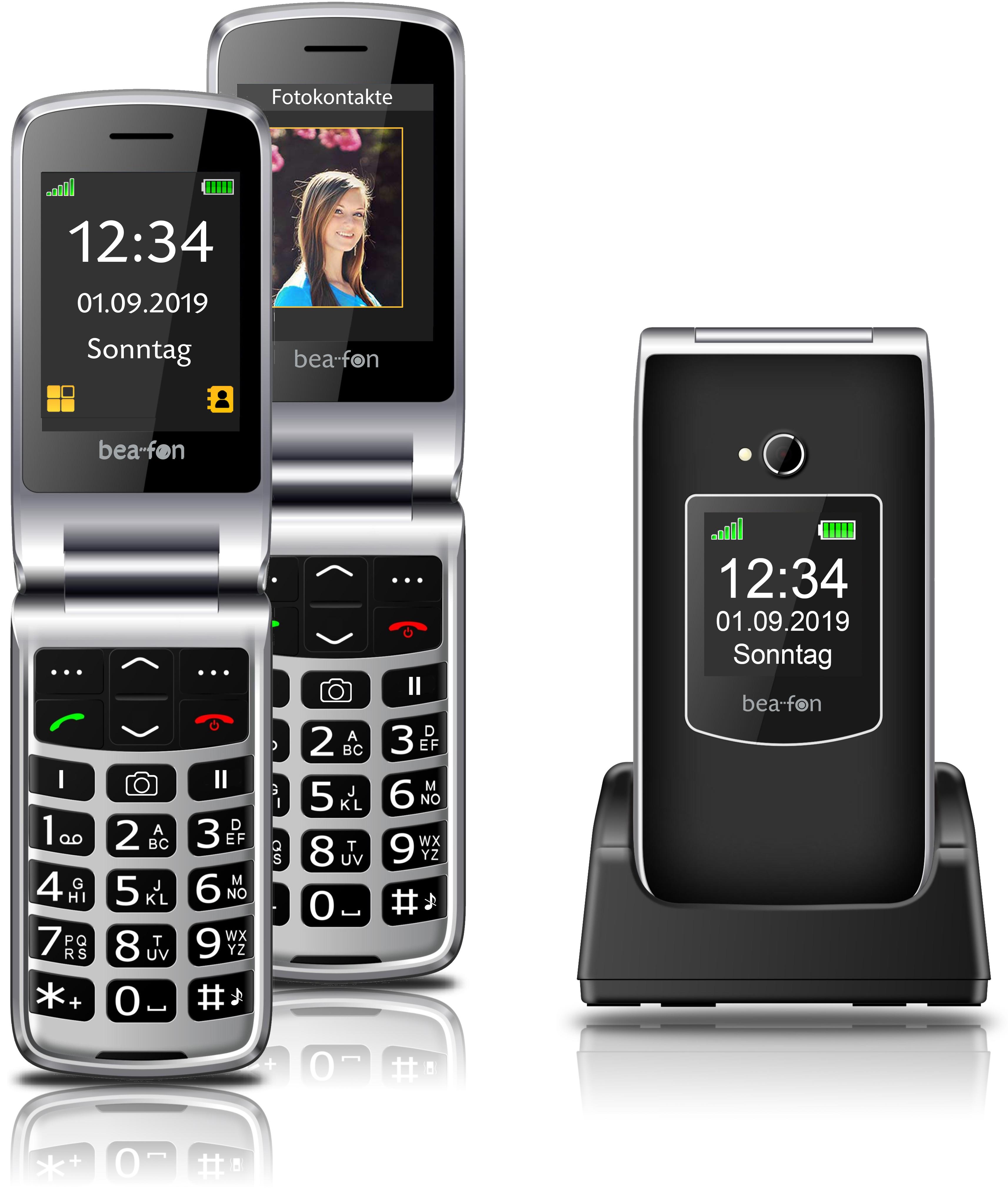 SL 595 schwarz-silber Handy