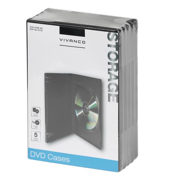 DVD Case, 5er Pack (31712)