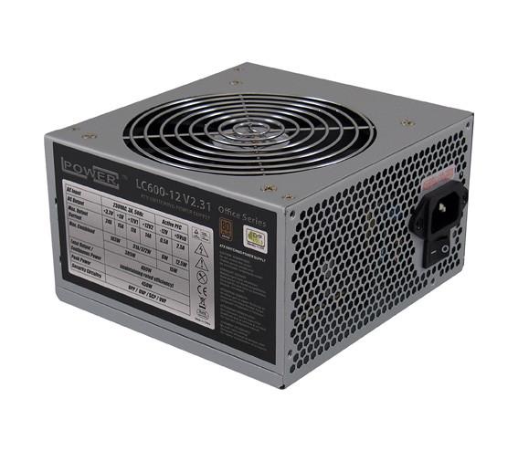 LC600-12 V2.31, Grau, Office Serie, 400 W, 80 Plus Bronze, ATX PC-Netzteil