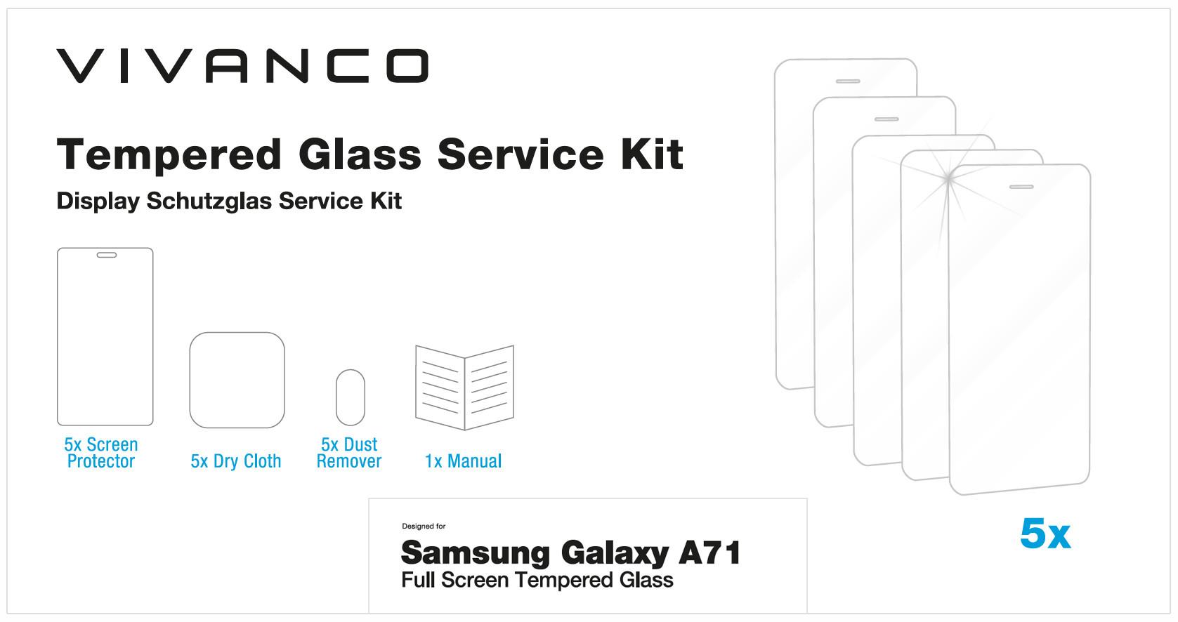 Samsung Galaxy A71 Schutzglasset (61640)