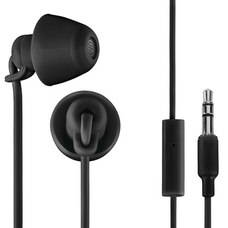 EAR3008BK Kopfhörer "Piccolino", In-Ear, Mikrofon, ultraleicht, Schwarz (00132632)