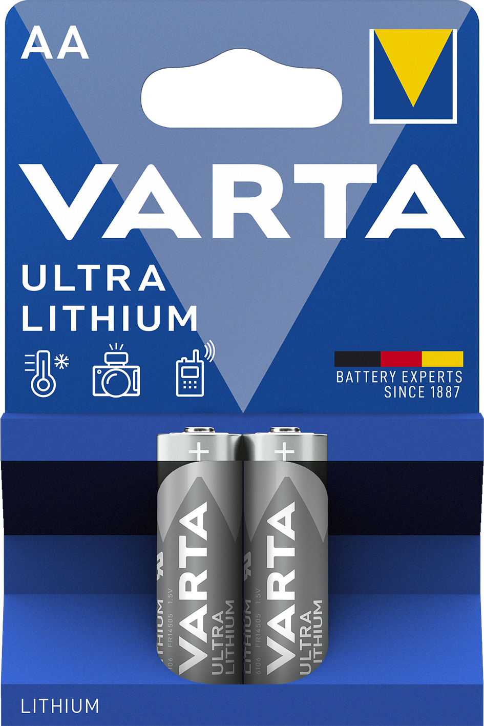 ULTRA Lithium AA, 2er Blister Batterie