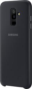 Dual Layer Cover EF-PA605 f. Galaxy A6+, schwarz Handyhülle