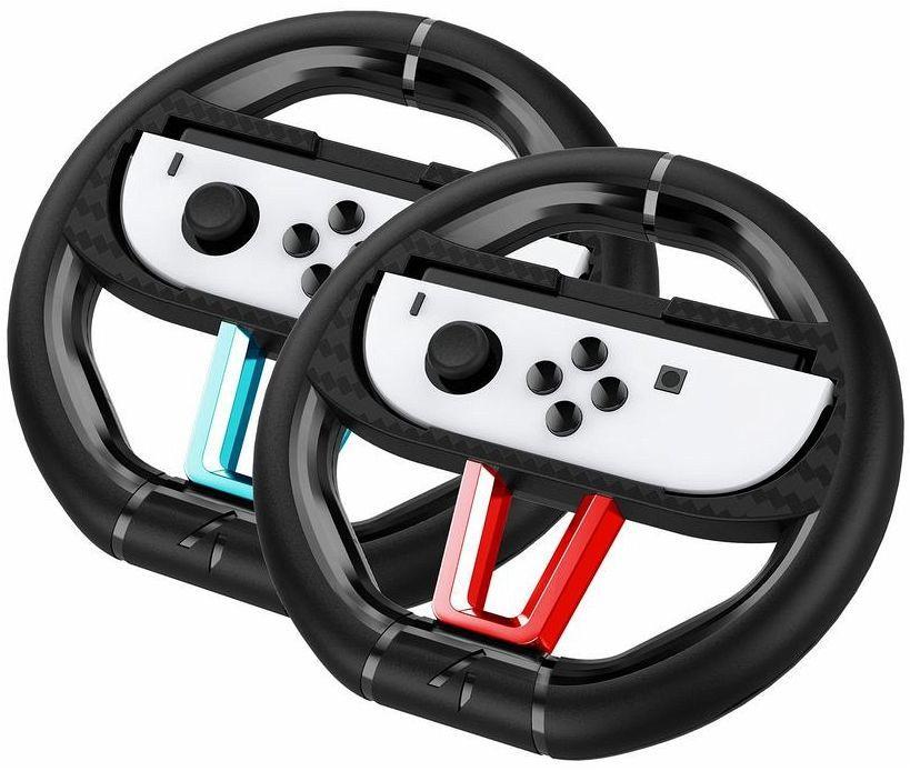 Twin Racing Wheels/Lenkrad Doppelpack für Switch 2, Schwarz