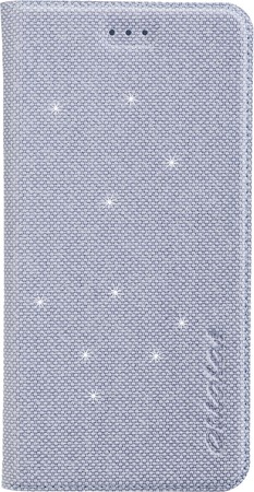 Premium SmartCase Glitter für Apple iPhone 6 Plus/ 7 Plus/ 8 Plus hellblau