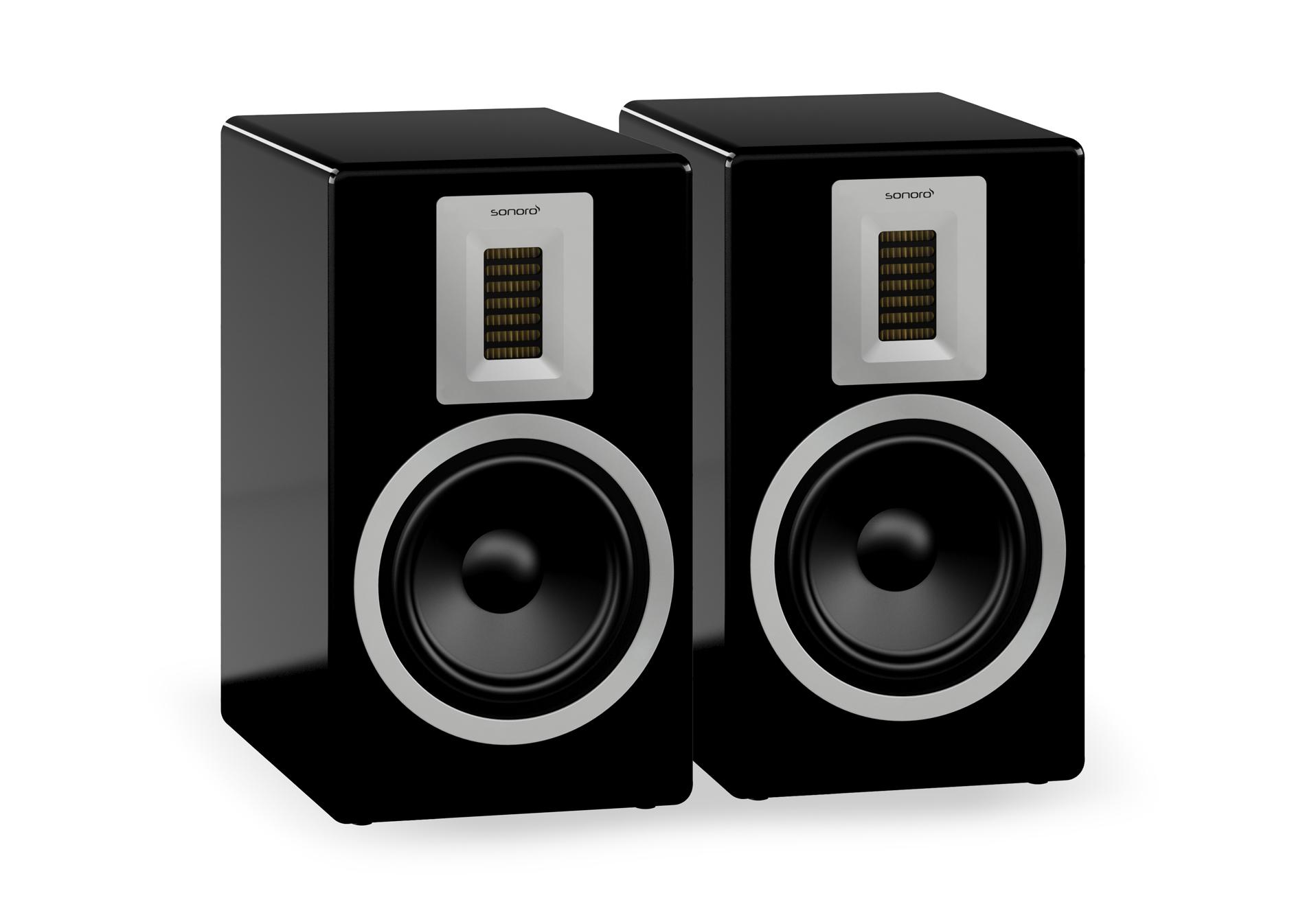 ORCHESTRA schwarz (Paarpreis) Regal-Lautsprecher