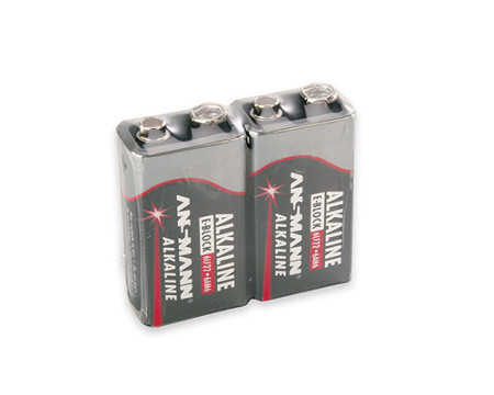 Alkaline Batterie 9V-Block E 2er Shrink
