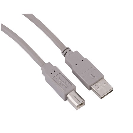 USB Kabel USB-2.0-Kabel 1,80 m grau