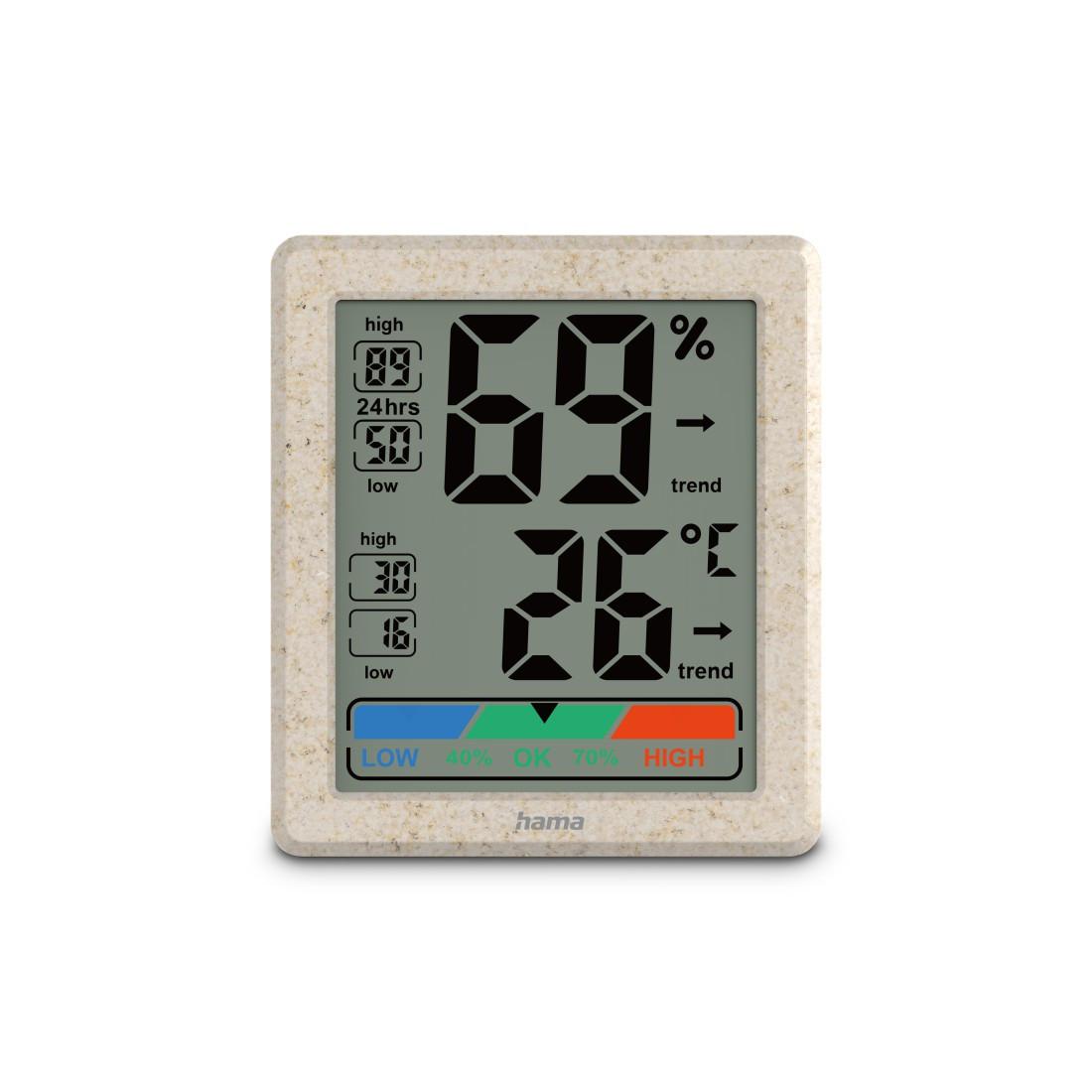 Thermometer und Hygrometer "Ponza", digital, für innen, Beige (00222227)