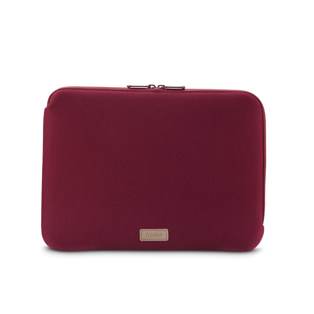 Laptop-Sleeve "Jersey", von 34 - 36 cm (13,3" - 14,1"), Bordeaux (00222035)