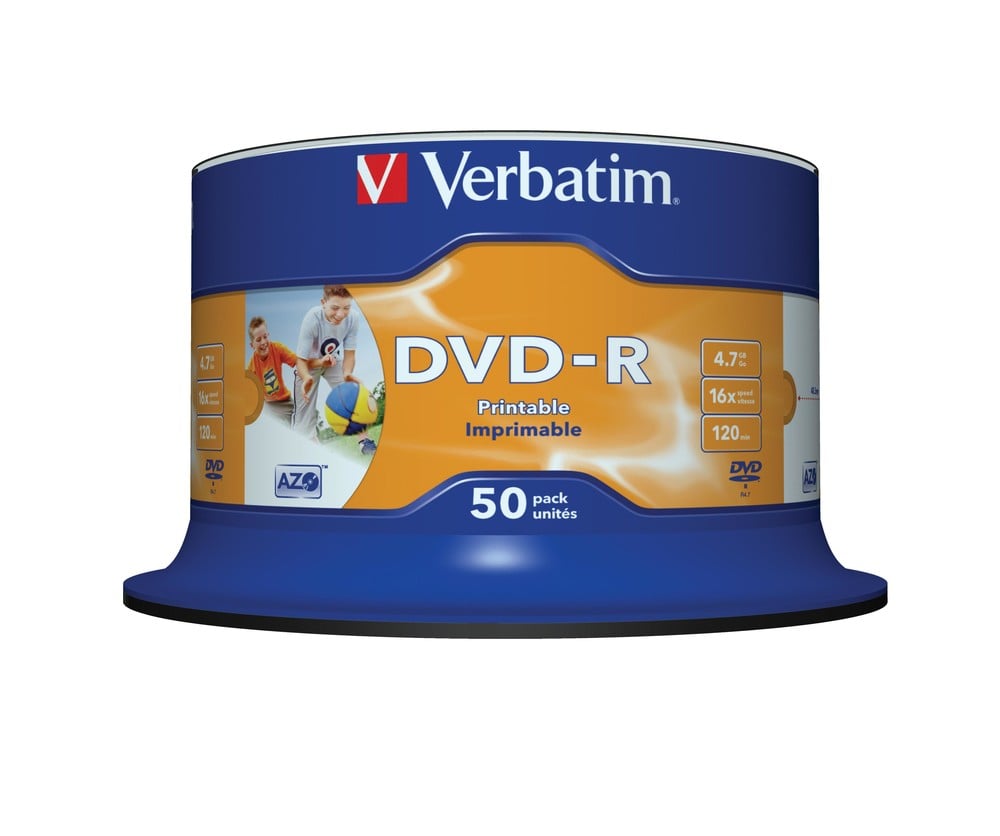 DVD-R 4.7GB, 16x, 50er-Pack DVD-Rohlinge