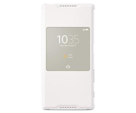 Smartphone-Cover SCR-42 für Xperia Z5 weiß