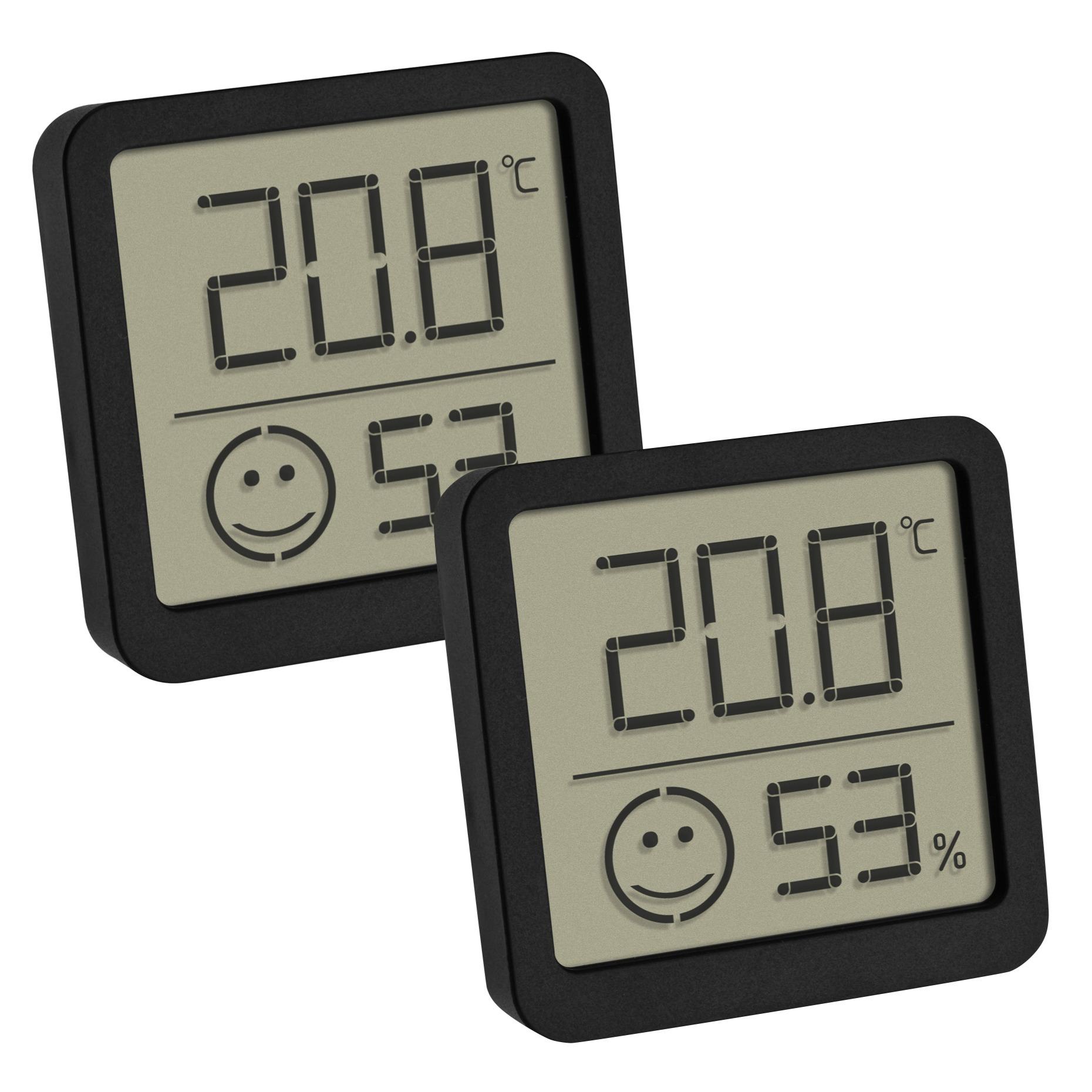 Digitales Thermo-Hygrometer mit Komfortzone 30.5053