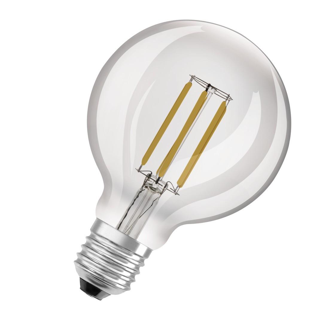 LED-Lampe "ELL A GL 95", Tropfen, 4W, E27, nicht dimmbar, Klar (00220335)