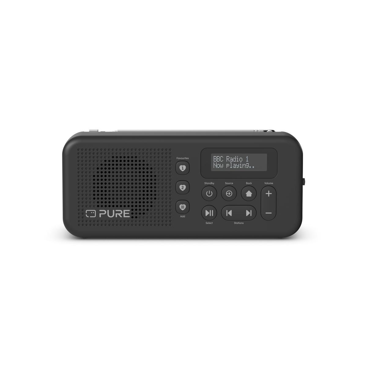 Elan Move Schwarz DAB+-Taschenradio