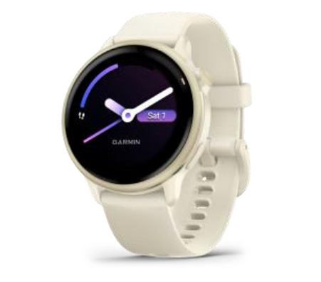vívoactive® 6 Bone/Lunargold, Fitness-Smartwatch