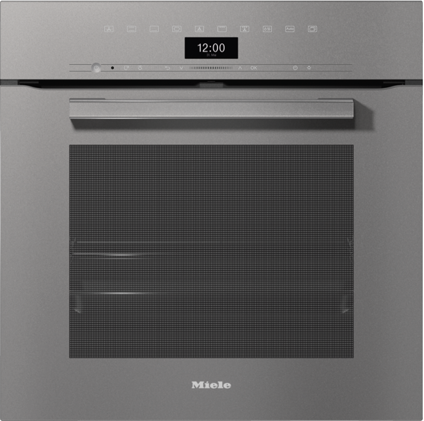 H 7460 B Graphitgrau Einbaubackofen