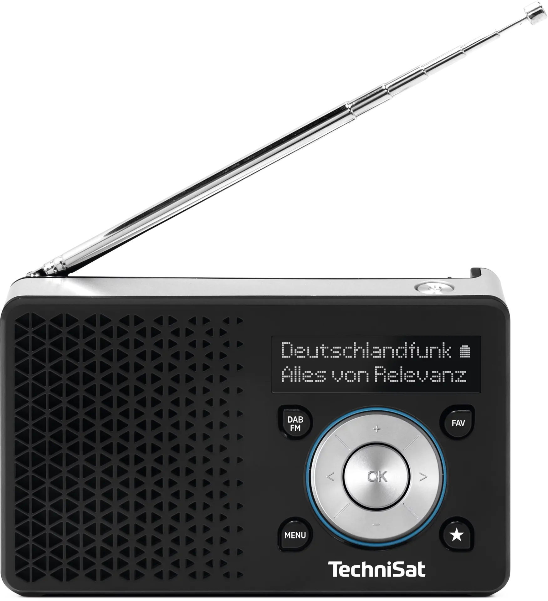DIGITRADIO 1 A schwarz/silber DAB+ Radio