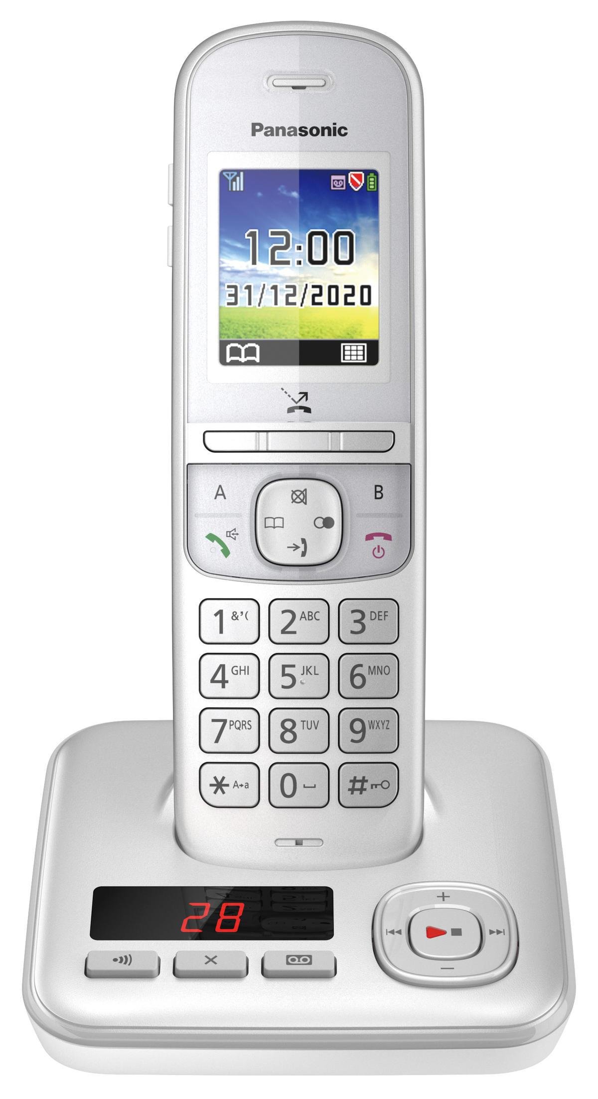 KX-TGH720GG Perlsilber Schnurloses Telefon