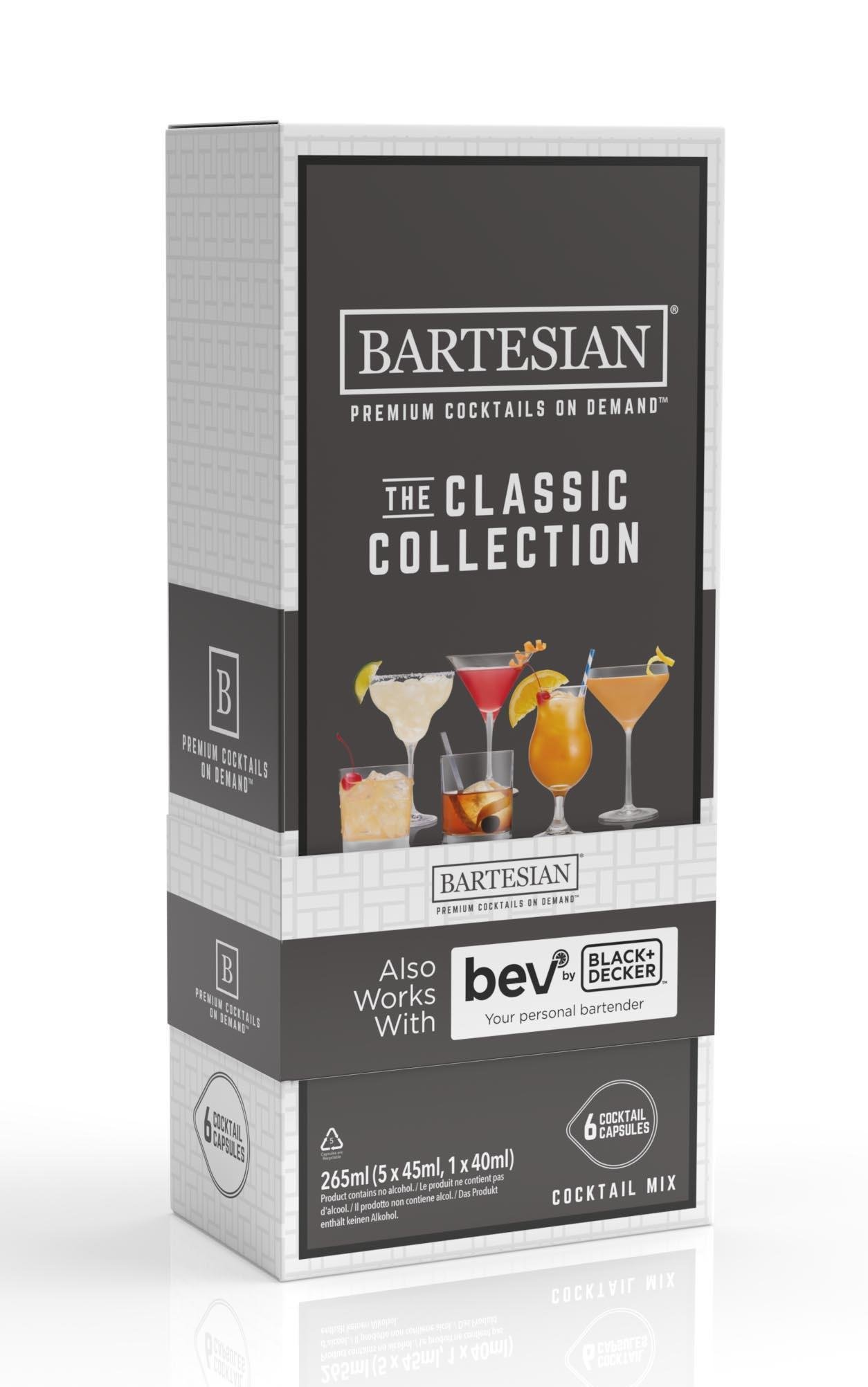 BARTESIAN Classic Collection 6er-Set Cocktail Kapseln BART101