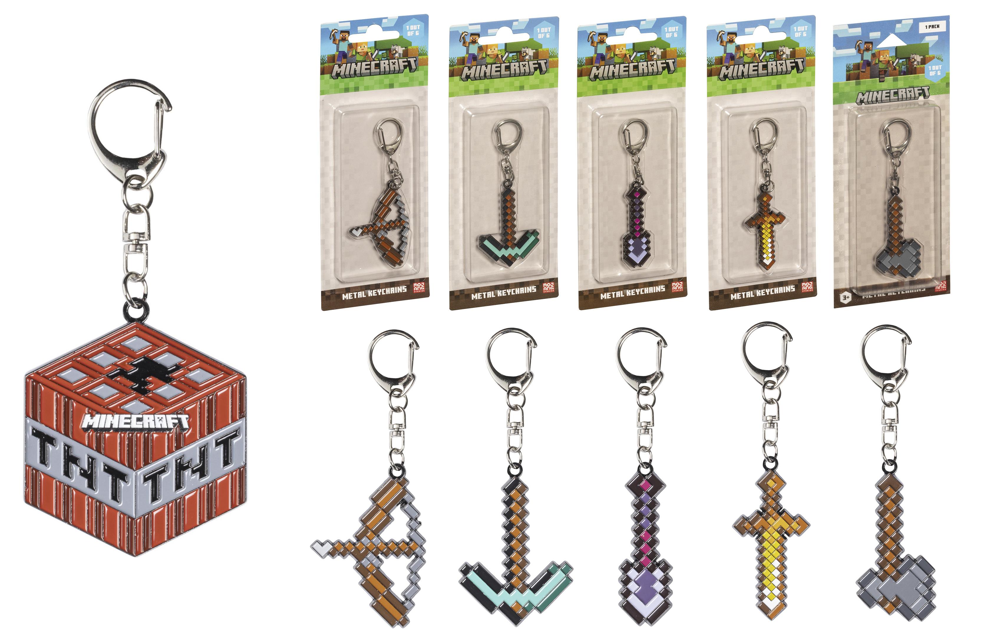 Minecraft Metall  Schlüsselanhänger