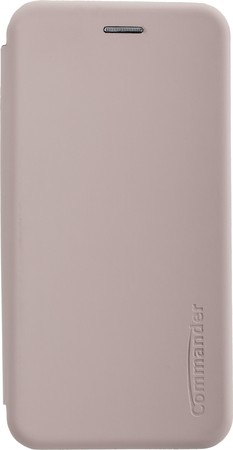 Book Case Curve für Samsung Galaxy j4+ (2019) Soft Touch Creme Rose