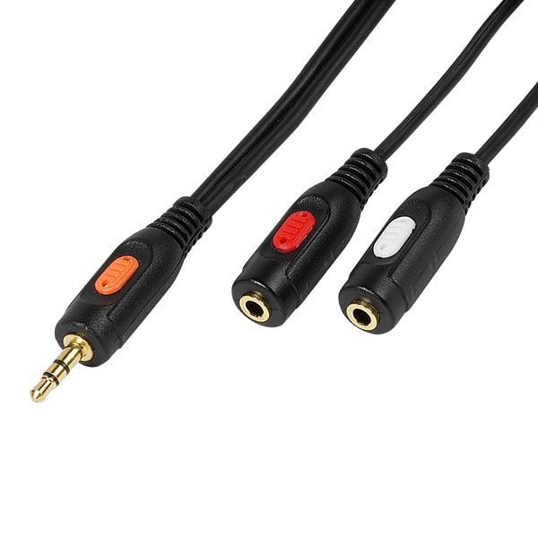 41051 Y-Adapter Klinke 5/03-N, 0,2 m