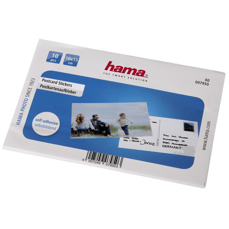 Postkarten-Aufkleber, für Fotos im Format 10x15 cm, 10 Stück