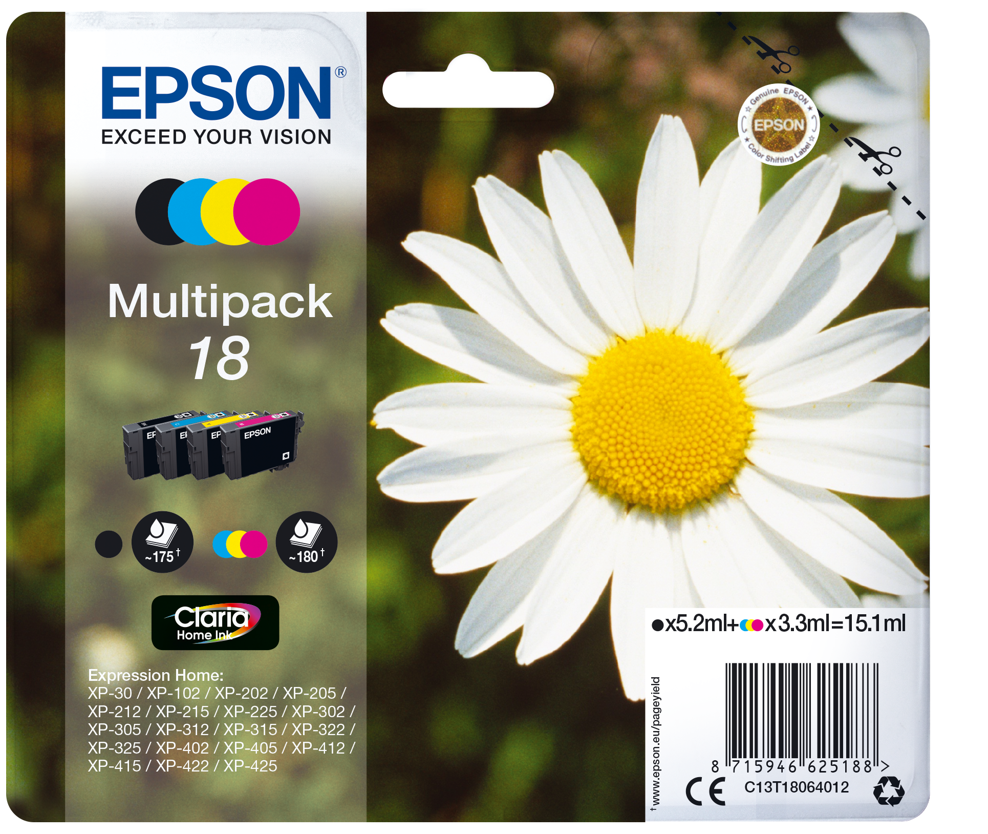 C13T18064012 Gänseblume MultiPack Druckerpatrone