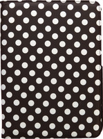 Tablet-Taschen & Sleeves 14050 Case Dots black & white für Samsung P5210 Galaxy Tab 3 10.1 schwarz