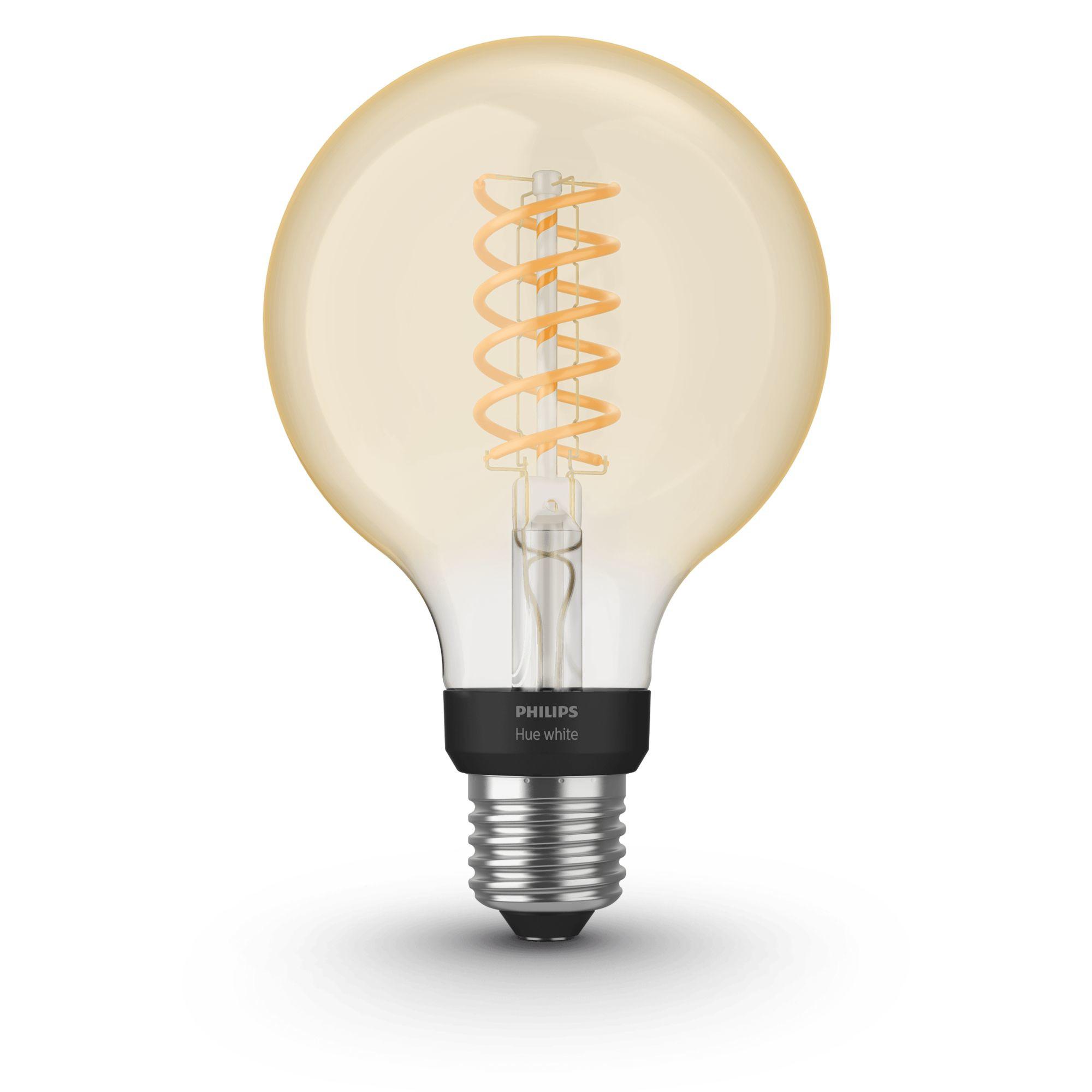 White Einzelpack E27 Globe Filament Lampe