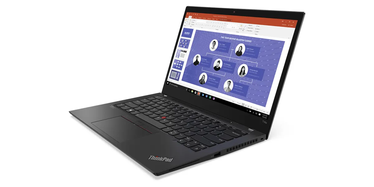 Lenovo ThinkPad T14s Gen2, Schwarz, 14 Zoll, Full HD, Intel Core i5-1145G7, 16GB, 256GB, Refurbished