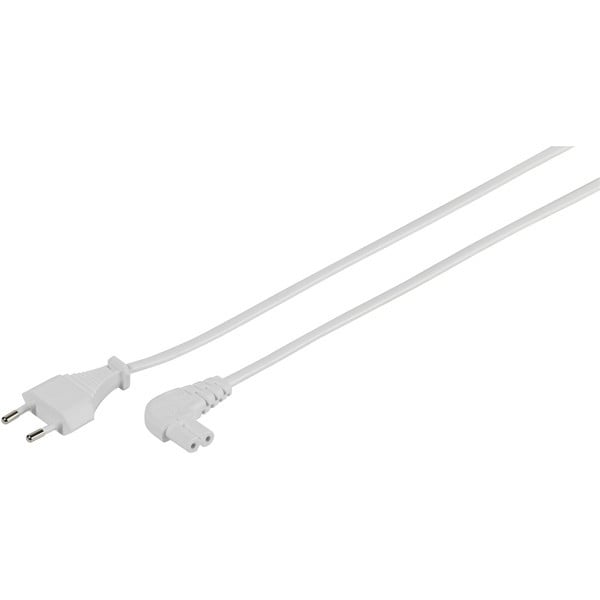 Netzanschlussleitung mit Winkelstecker, 3m (46204)