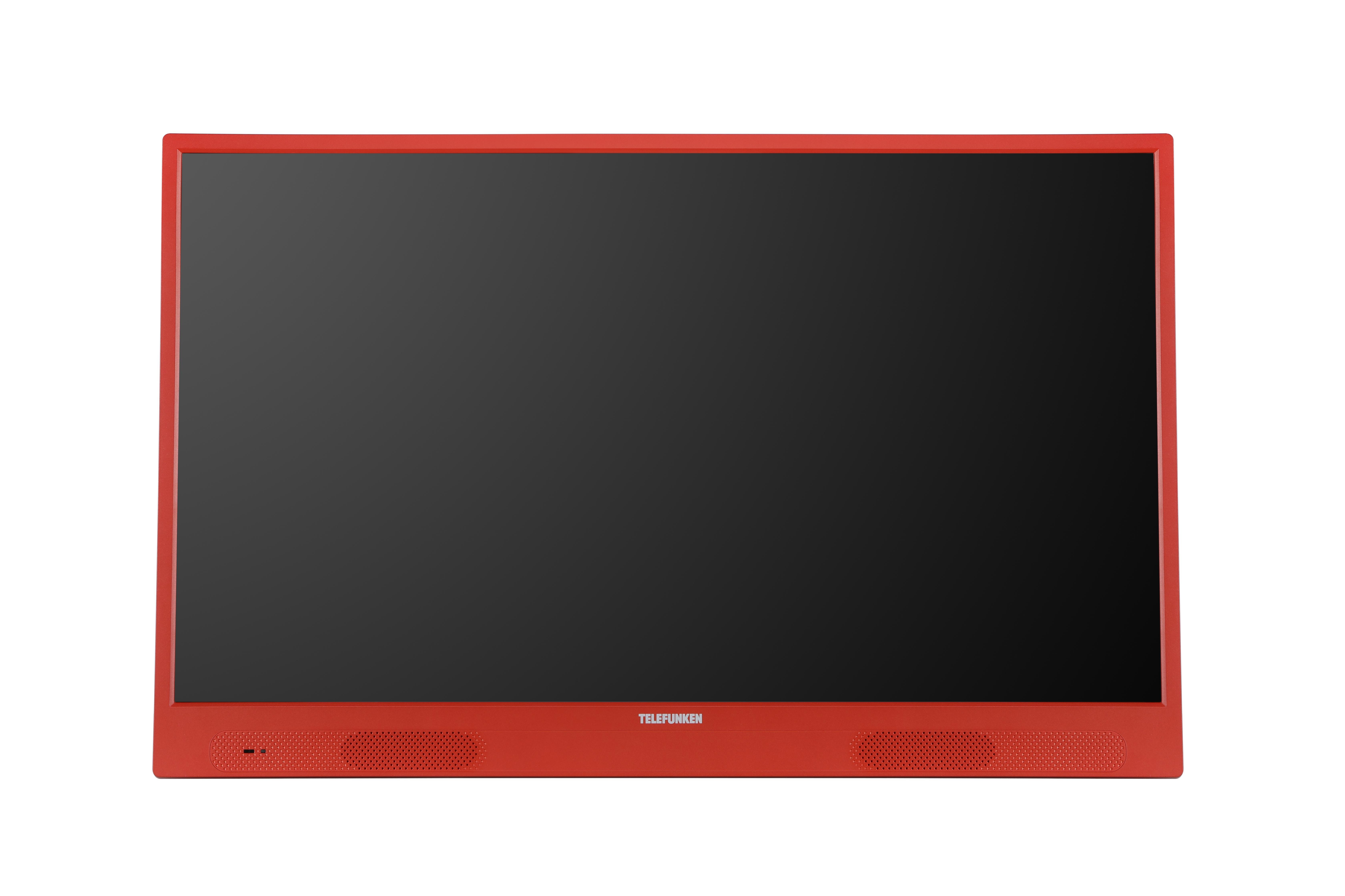 Tragbarer AKKU-TV PL32 Orange LED TV