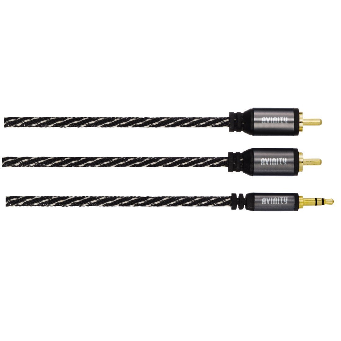 Audio-Kabel, 2 Cinch-Stecker - 3,5-mm-Klinken-Stecker Stereo, 3,0 m (00127080)