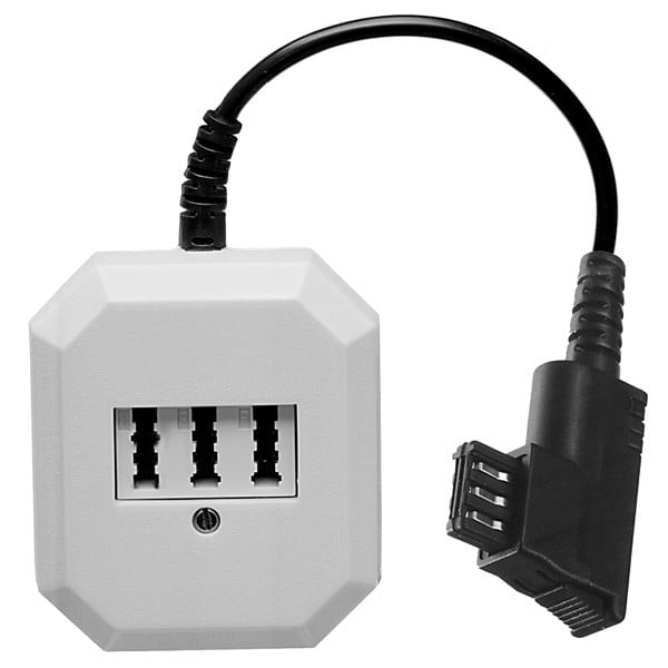 Dosenerweiterung TAE-F Stecker auf TAE-N/FF Buchse (45071)