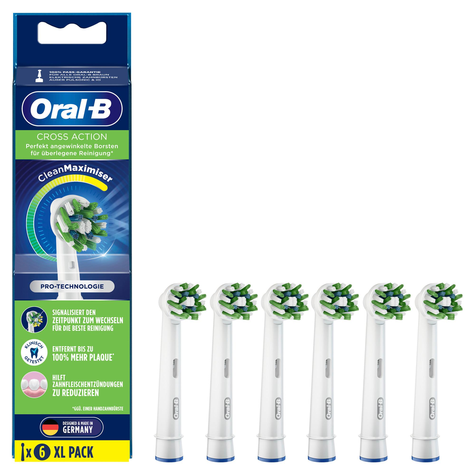 Aufsteckbürsten CrossAction, 6 Stück