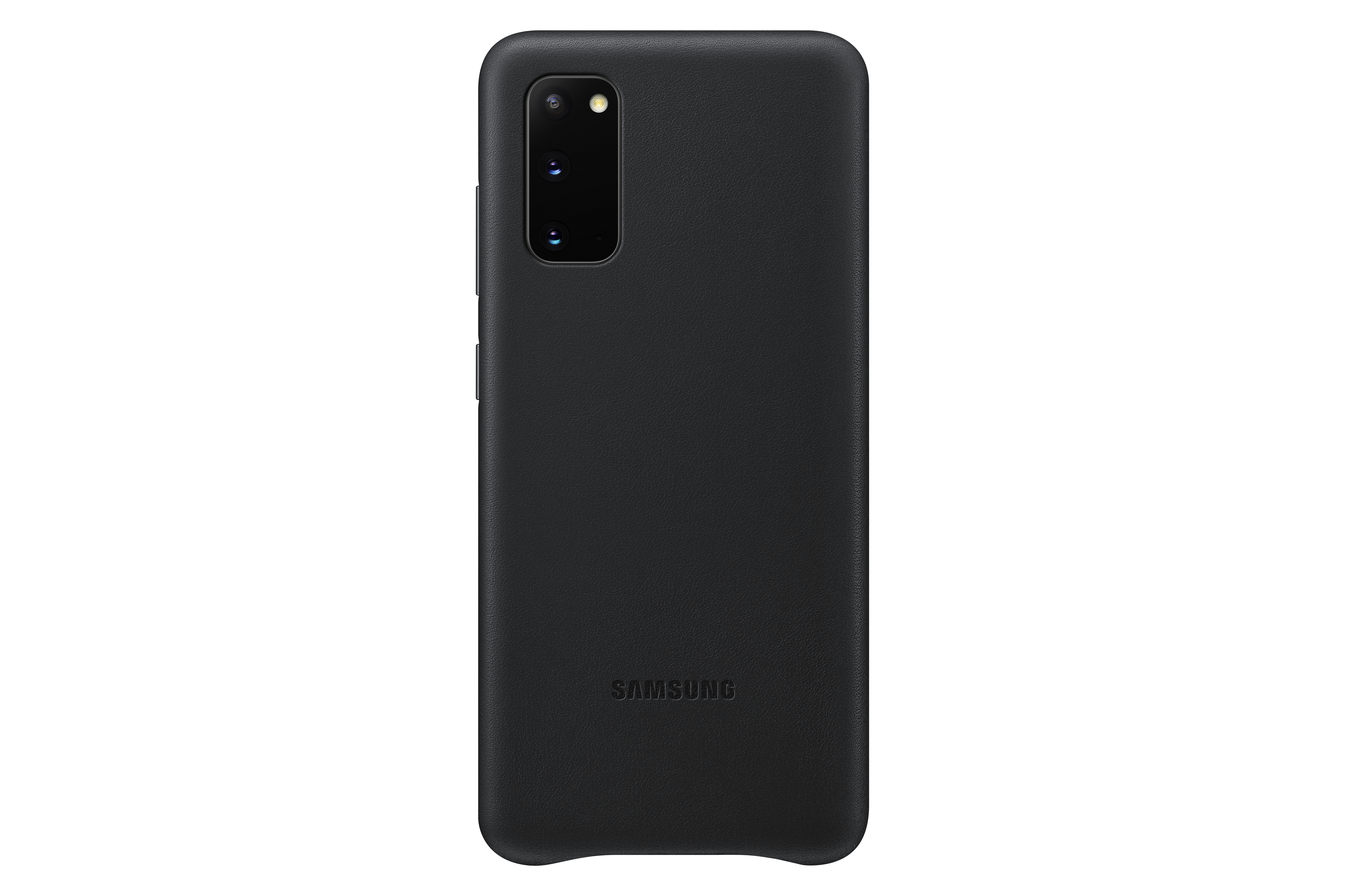 EF-VG980 Leather Cover für Samsung Galaxy S20, schwarz Handyhülle
