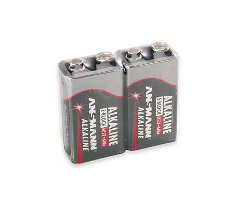 9V-Block E, 2er Shrink Batterie