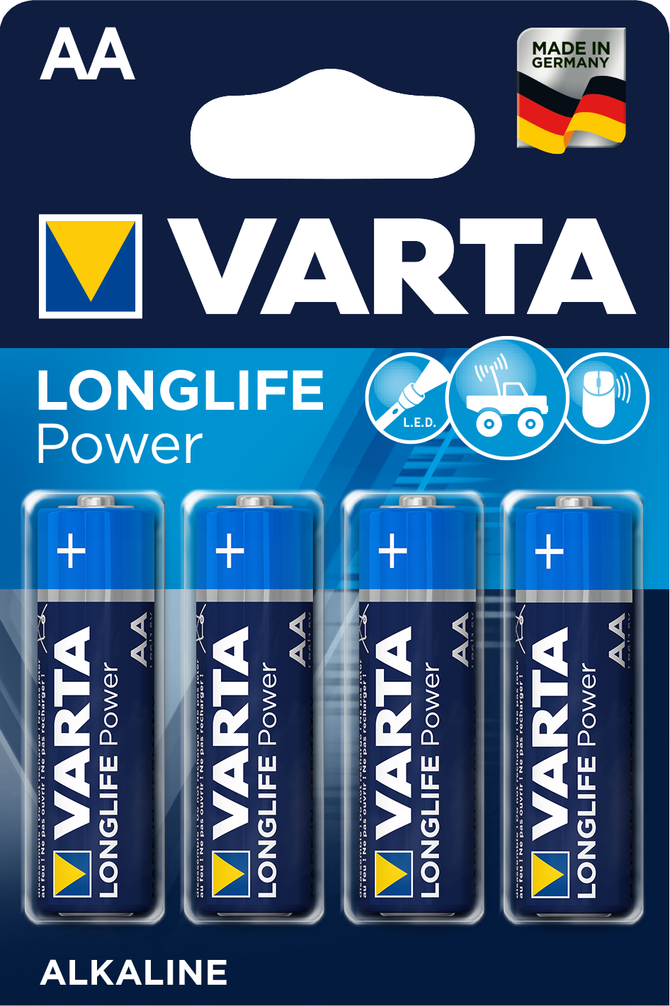 LONGLIFE Power AA, 4er Blister Batterie