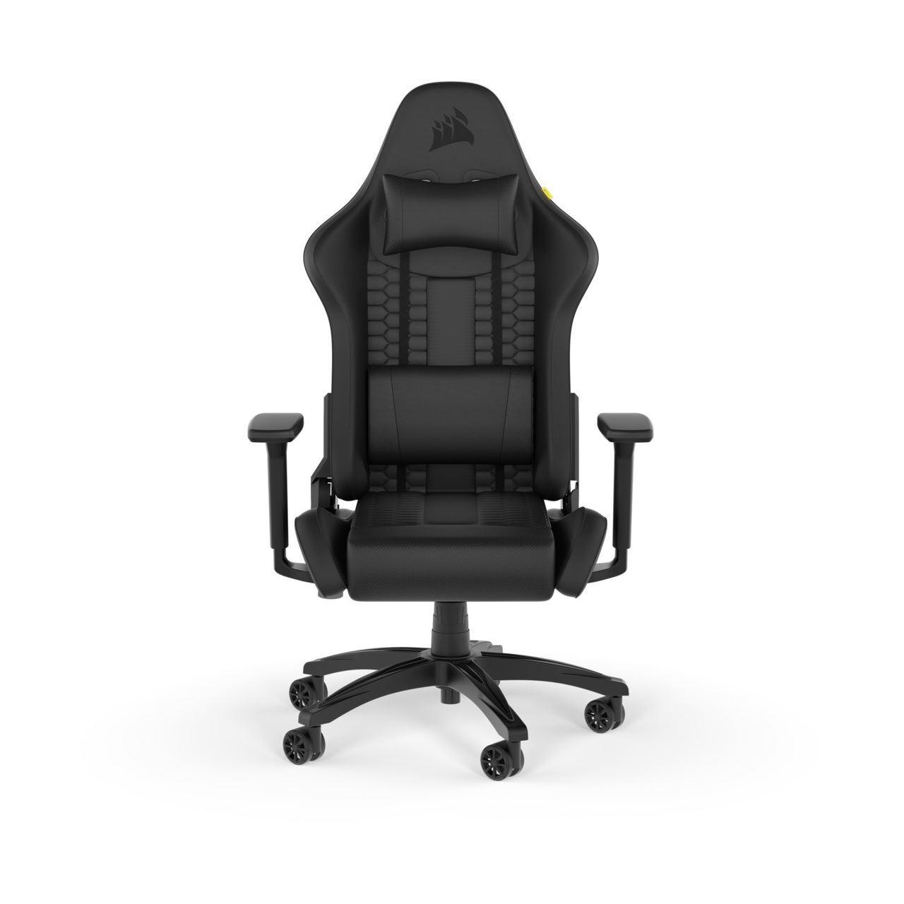 TC100 Relaxed Gaming-Stuhl, Kunstleder, Schwarz