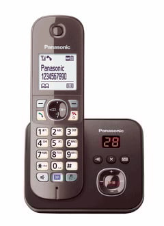 KX-TG6821GA Mocca-Braun Schnurloses Telefon