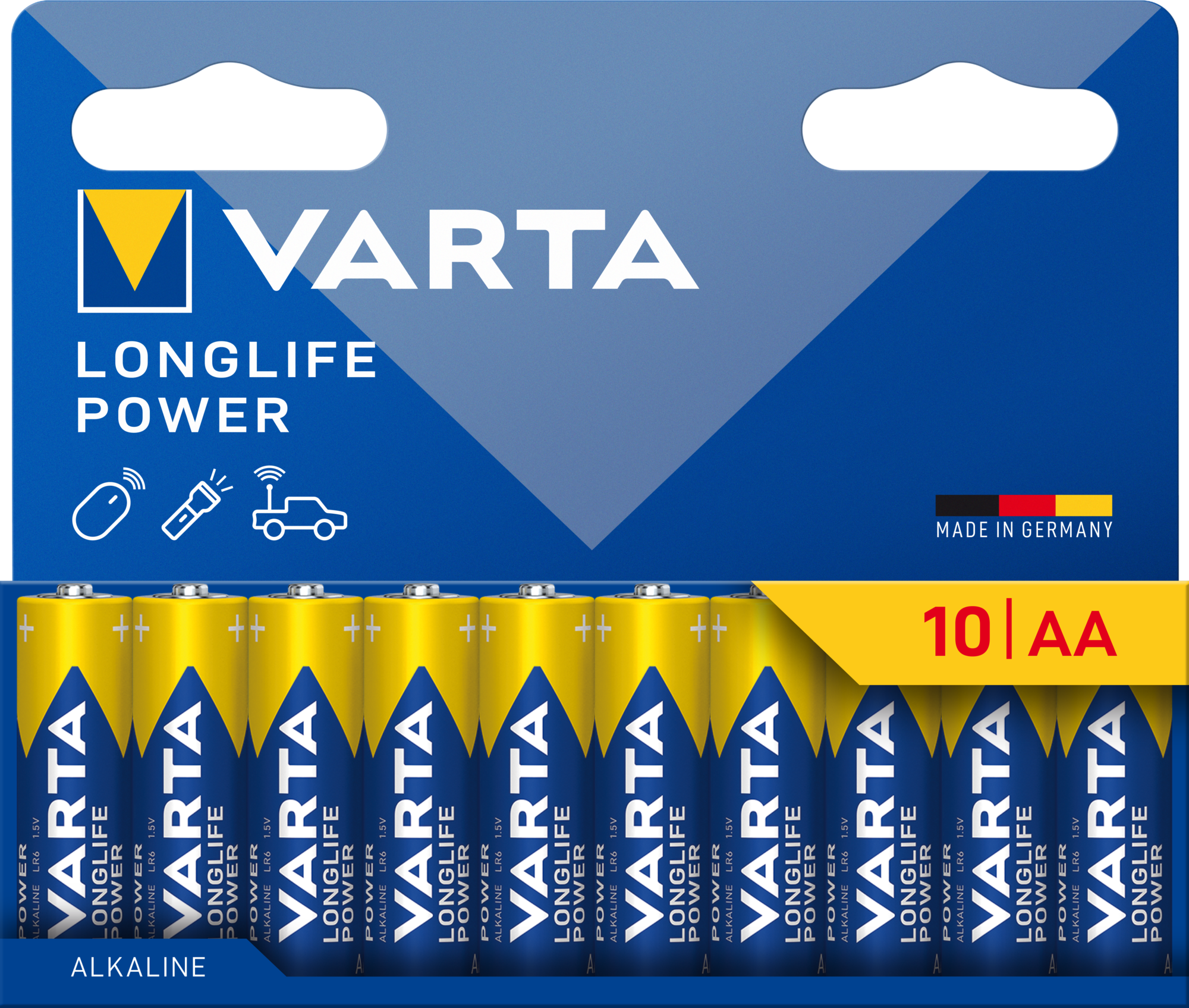LONGLIFE Power AA, 10er Blister Batterie