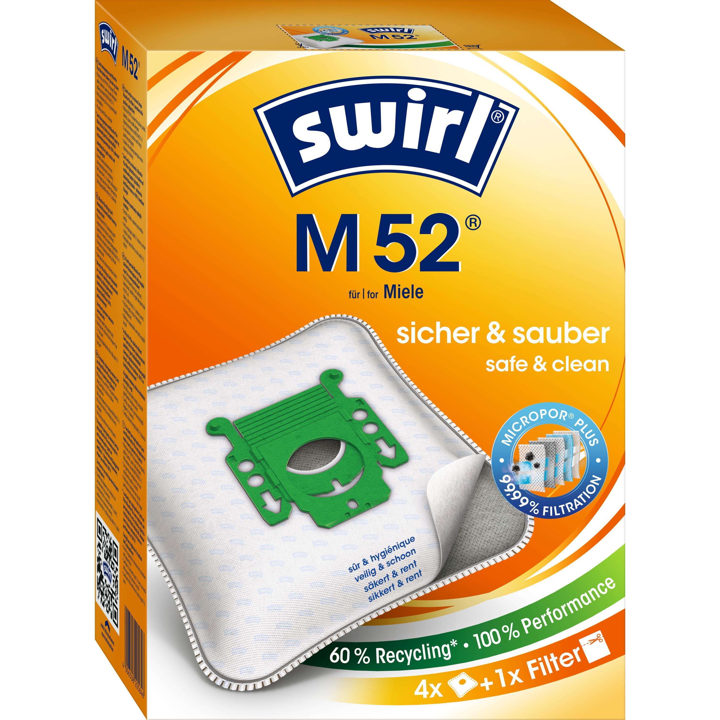 M 52 MicroPor® Plus Staubsaugerbeutel
