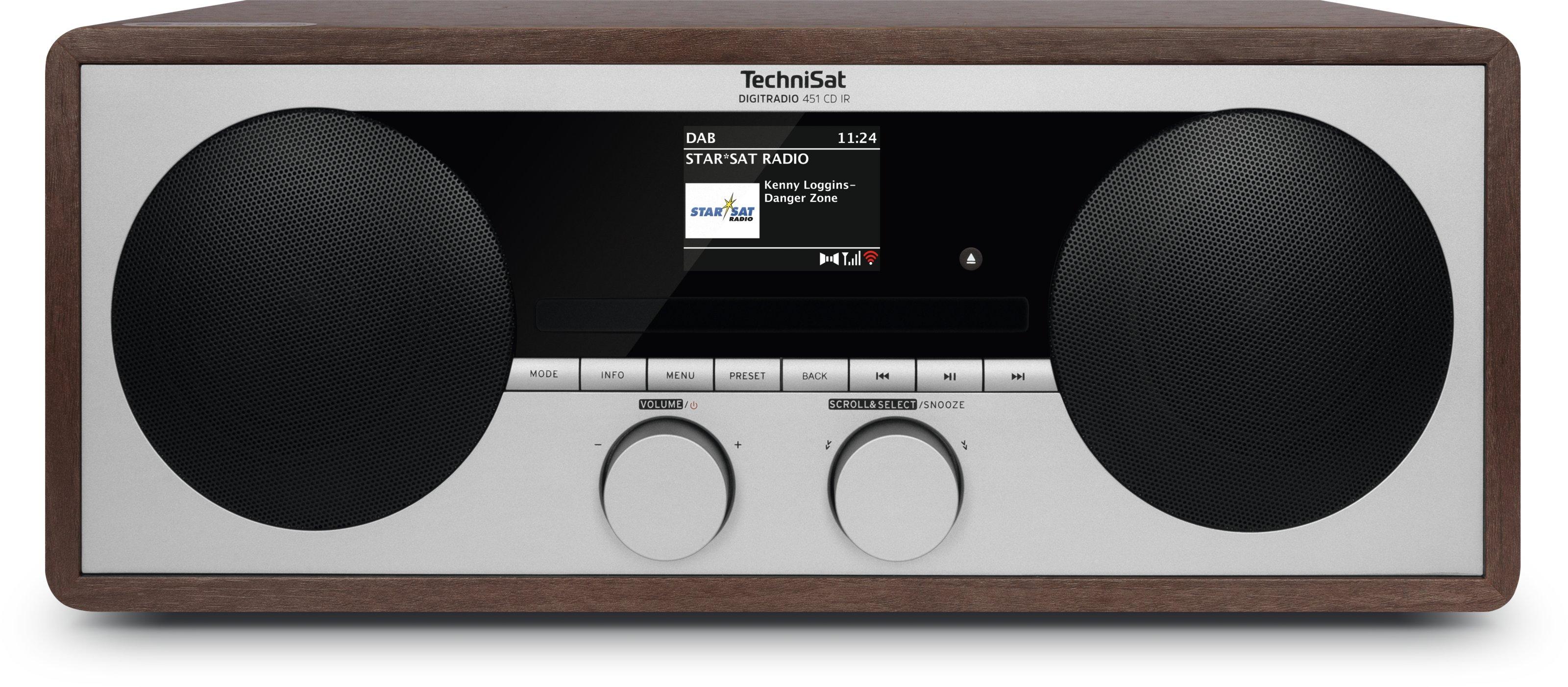 DIGITRADIO 451 CD IR holz DAB+ Internetradio