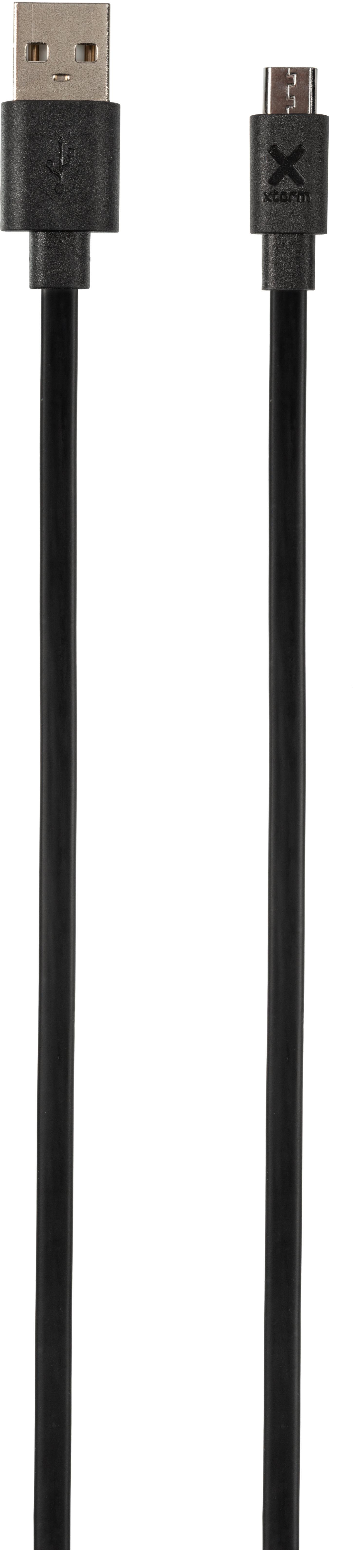 Flat USB to Lightning 1m schwarz USB auf Lightning Kabel