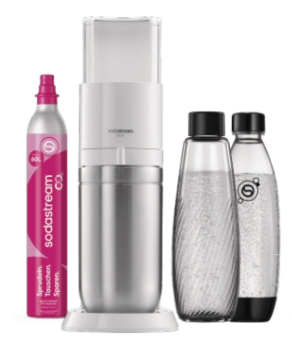 DUO Weiß Standardpack Trinkwassersprudler
