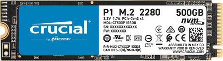 500GB P1 CT500P1SSD8 PCIe M.2 SSD Festplatte